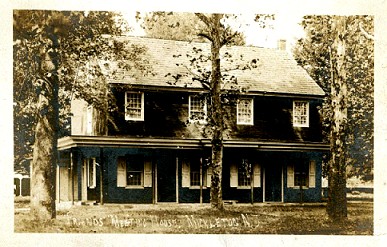 Circa 1900 photograph of the Mickleton Meetinghouse