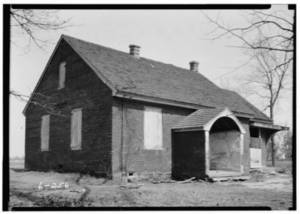 1937 photograph of the Little Red Schoolhouse