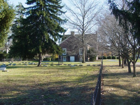 View of Graveyard and back of Mickleton Monthly Meeting